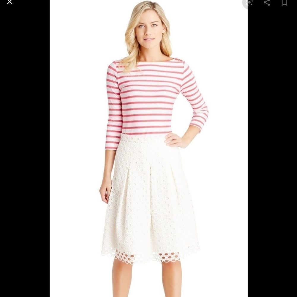 NEW J McLaughlin Adele Pleated Midi Skirt 8